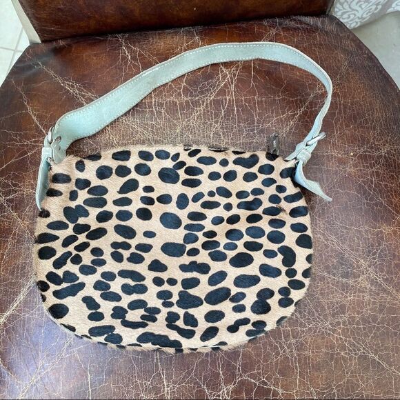 Cecconi Piero leopard print calf hair handbag - Picture 2 of 11